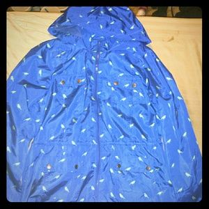 Bird print Rain jacket