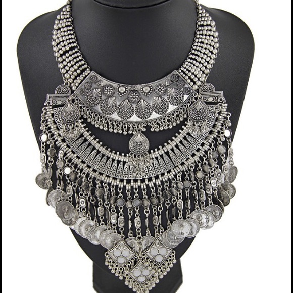 Coin Statement Necklace