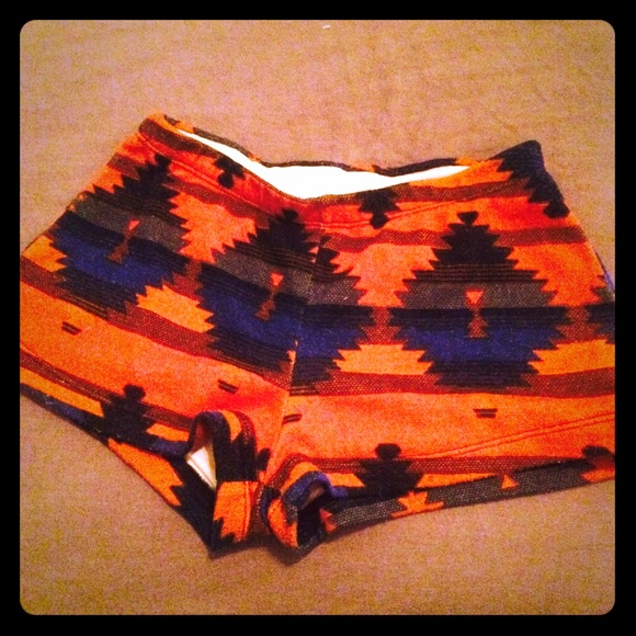 Aztec printed shorts