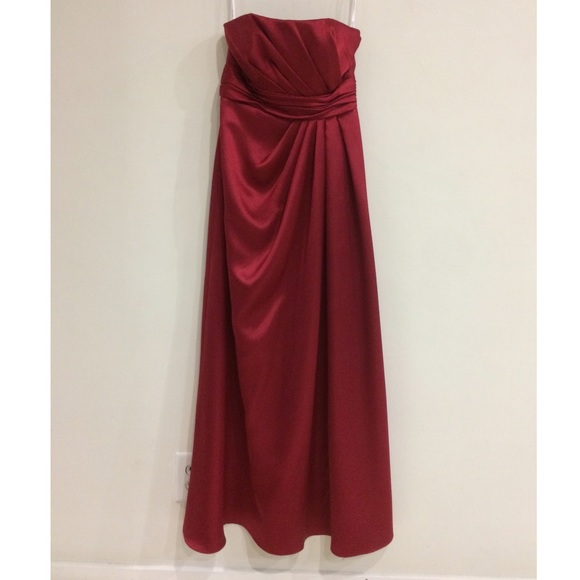 Red gown