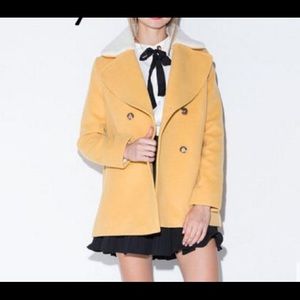 British style classic double breast coat