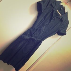 Banana Republic black shirt dress