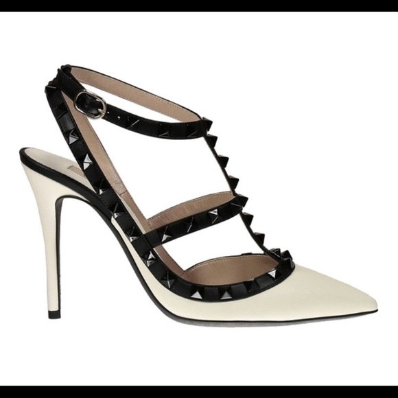 🚫SOLD🚫Valentino Rockstud Colorblock Pumps - Picture 2 of 4