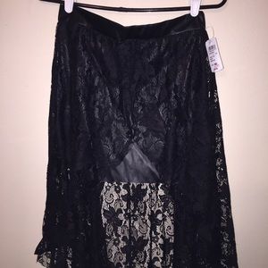 Windsor Black Lace Skirt