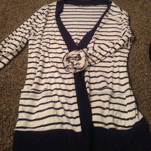 Striped cardigan