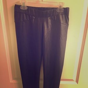 Arden B Black Leather Leggings