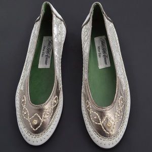 NIB Vintage Saks Fifth Ave Rhinestone Flats