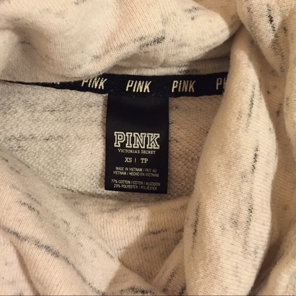Victoria's Secret PINK cowl neck hoodie - Picture 3 of 4
