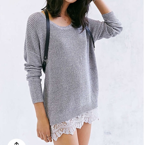 Urban Outfitters Sweaters - Lace Trim Sweater