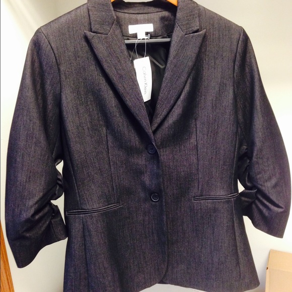 Calvin Klein dark blue blazer NWT Size 10