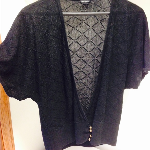 Black batwing Club Monaco sweater Size M