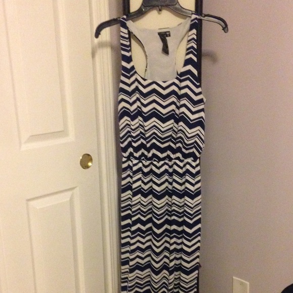 Chevron maxi dress