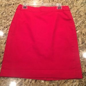 Banana Republic red pencil skirt - size 10