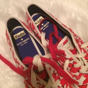 kate spade Shoes - Keds x Kate Spade Red and White Butterfly Sneakers kate spade Shoes - Keds x Kate Spade Red and White Butterfly Sneakers