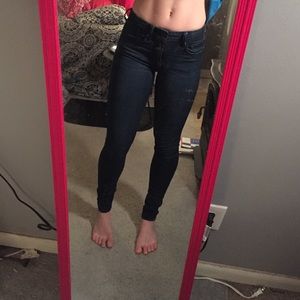 Pacsun Bullhead Black high rise skinny jeans