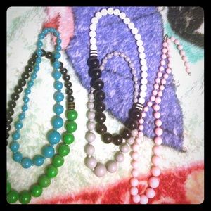 Beaded necklaces