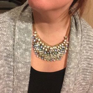 Bib statement necklace