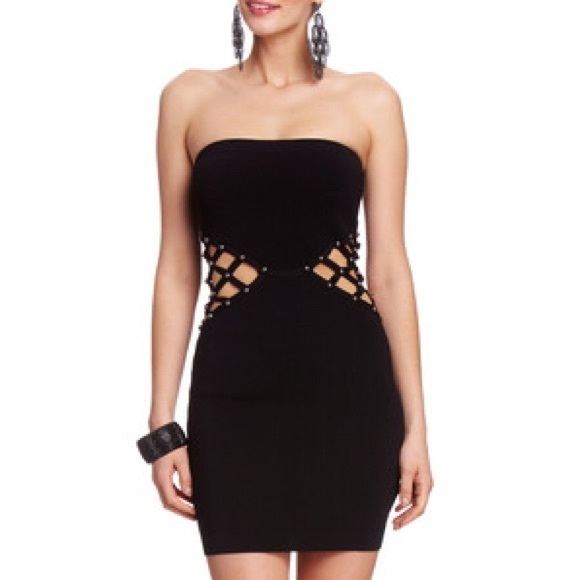 2b Bebe strapless dress