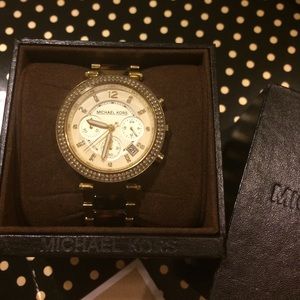 Tortoise Michael Kors watch