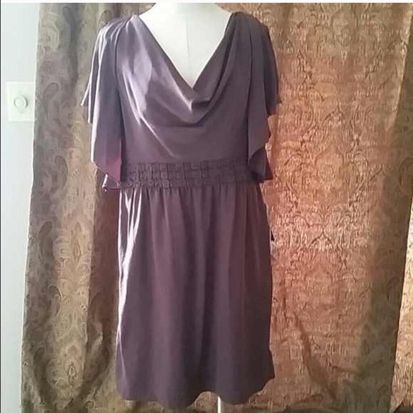 Tan Adrianna Papel dress as 16