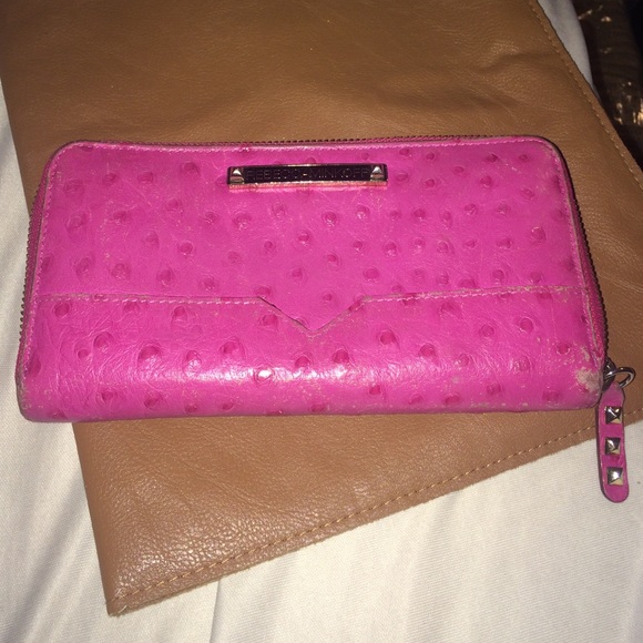 Pink Rebecca minkoff wallet