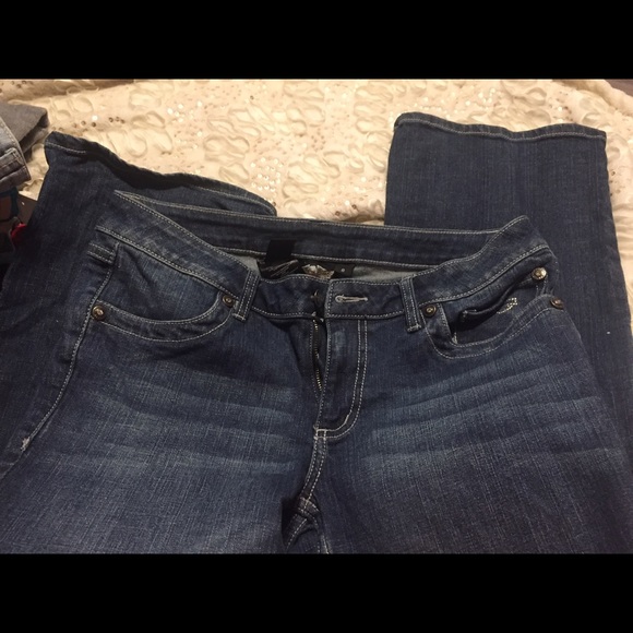 Harley Davidson jeans with rhinestones