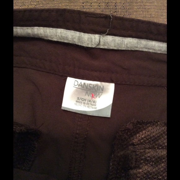 DANSKIN Casual Brown Pants - sz Small - Picture 4 of 4