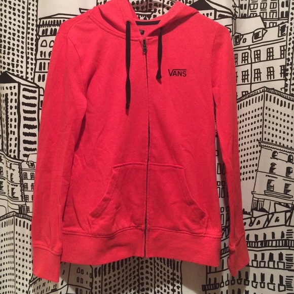 Vans zip up hoodie