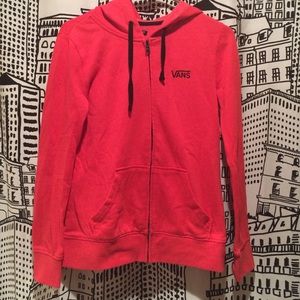 Vans zip up hoodie