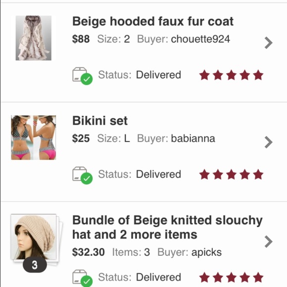 Black hooded faux fur coat - Picture 3 of 4