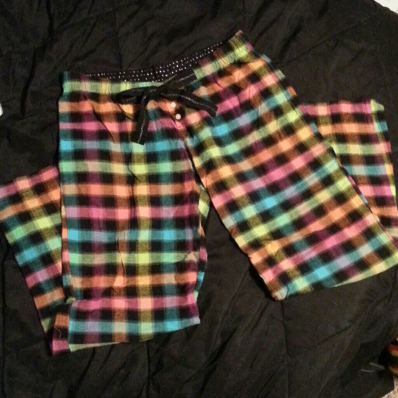 Rainbow Plaid Pajamas