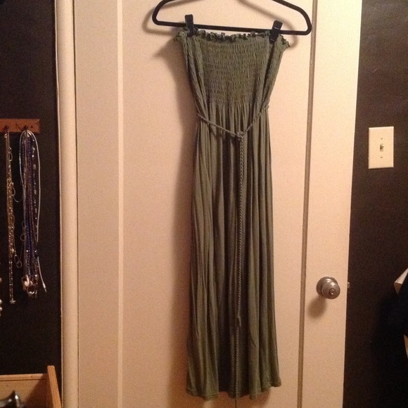 Green Maxi Dress - Petite