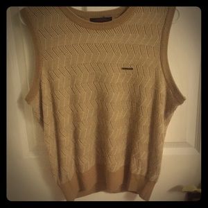 Valentino tan men's sweater