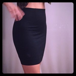 Very sexy black tube skirt