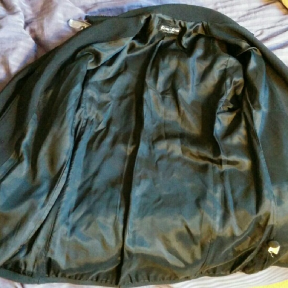 Bisou Bisou Laser Cut Mid-length Dress Coat sz 10 - Picture 6 of 7