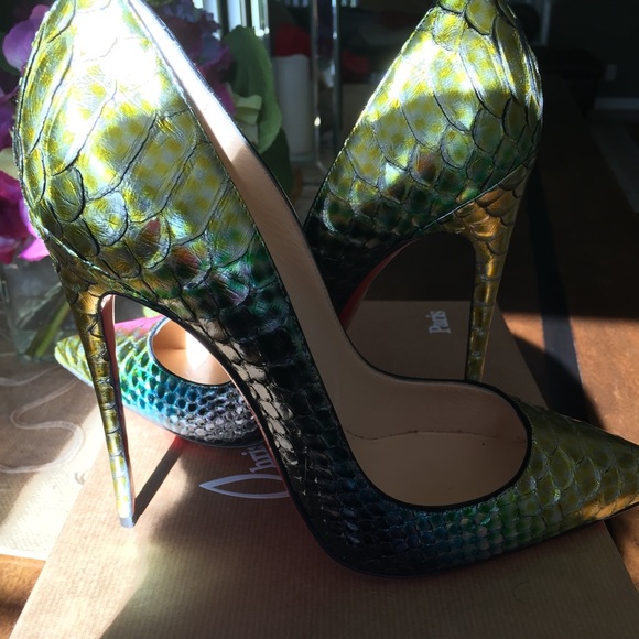 Christian Louboutin So kate 120 Python Aquarium - Picture 2 of 4