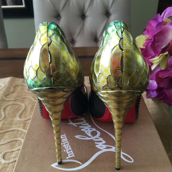 Christian Louboutin So kate 120 Python Aquarium - Picture 3 of 4