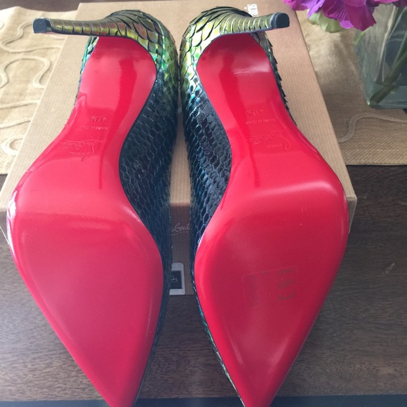 Christian Louboutin So kate 120 Python Aquarium - Picture 4 of 4