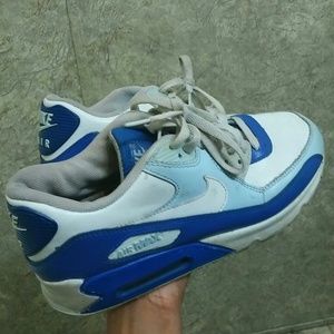 Blue & White Nike Air Max