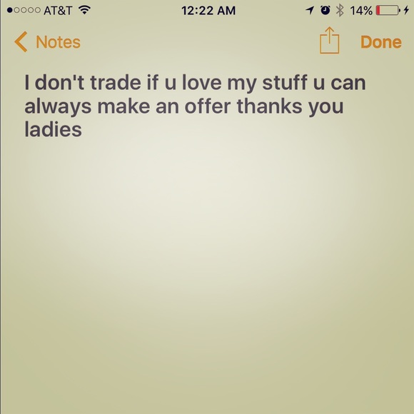 No trade sell only
