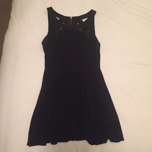 Little black strappy dress