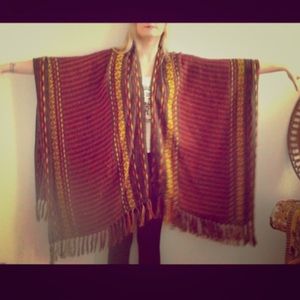Free People Autumnal Poncho