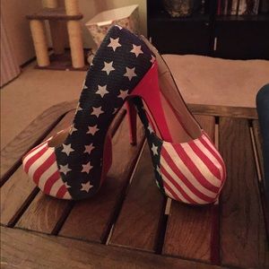 American Flag Heels