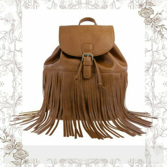 BOTIQUE  Handbags - 🆕✨HP INSTA-WORTHY✨COGNA BROWN LEATHER BACKPACK