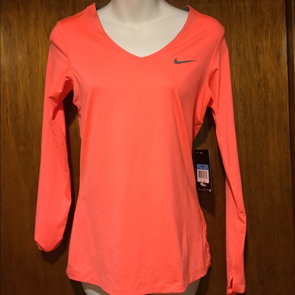 Nike Coral/ Orange Running Shirt