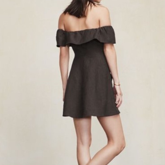 SOLD FIRM Reformation Botanica Dress Off Shoulder - Picture 2 of 4