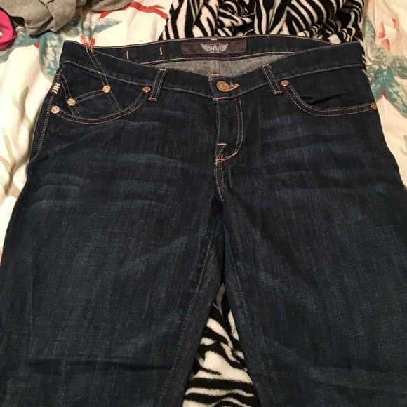 Rock and Republic, straight legged, blue jeans
