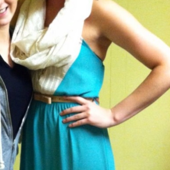 Cream Infinity Scarf