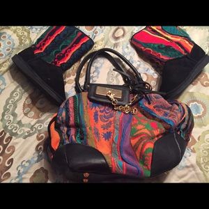 Matching purse and boots