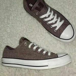 tweed converse shoes
